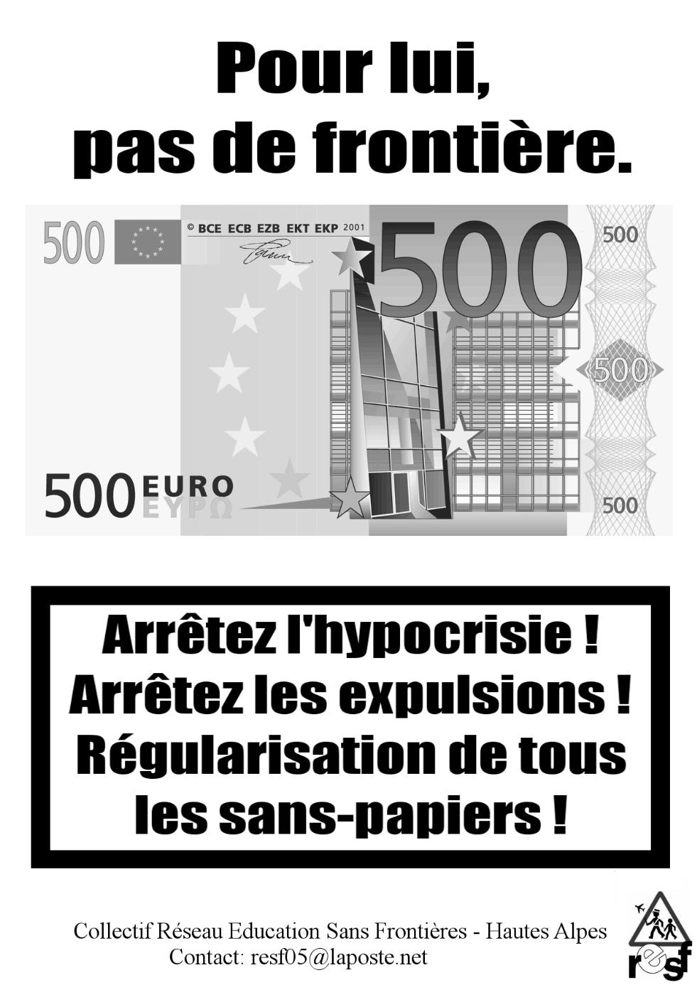 affiche hypocrisie