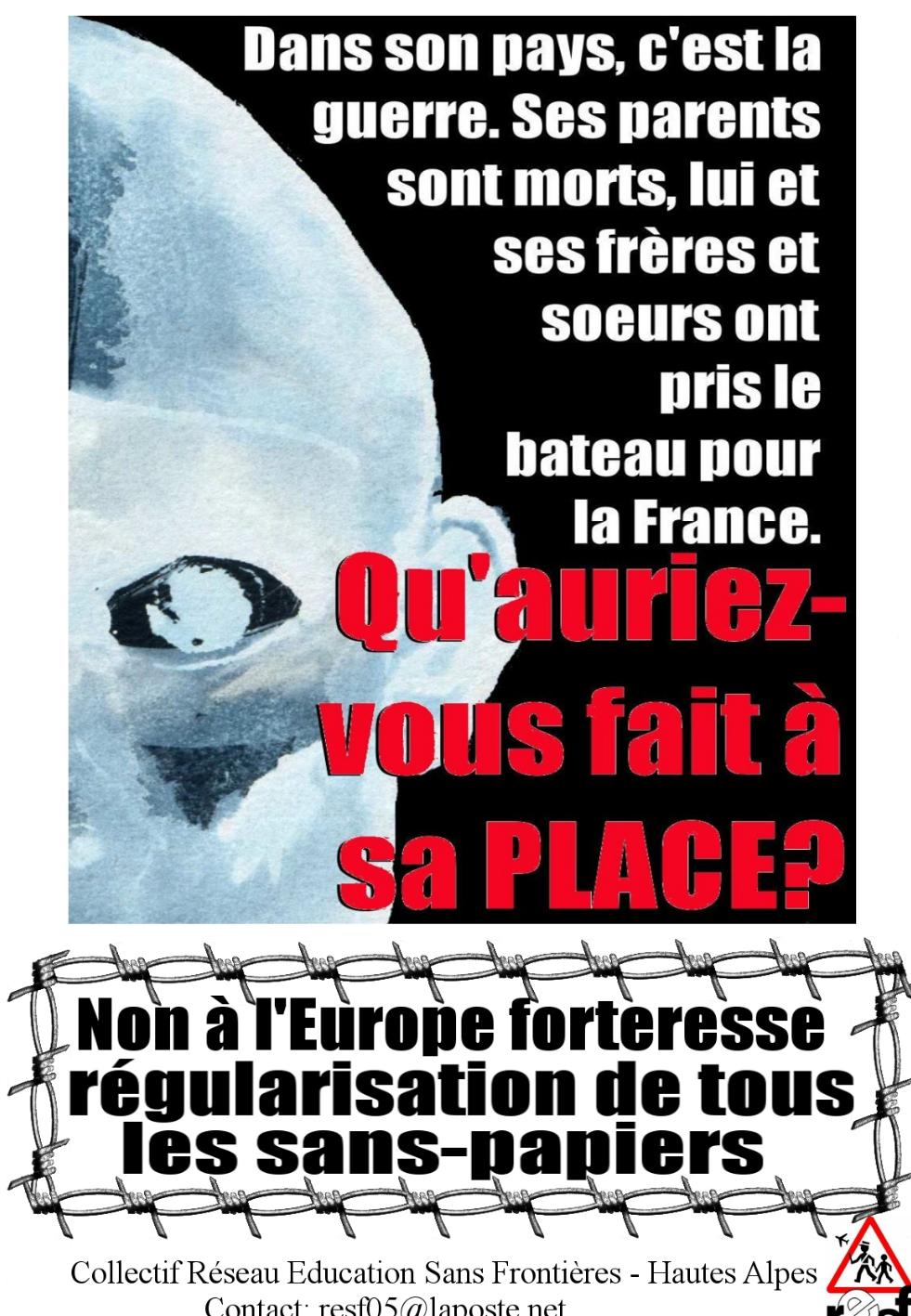 affiche Que faire à sa place ?