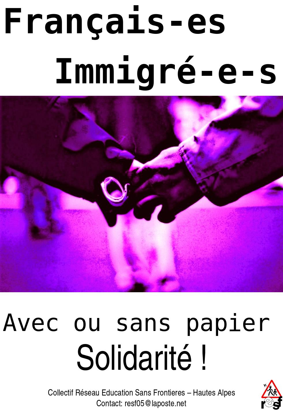 affiche solidarité